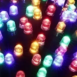 ENORMITY Yellow & Red Rice Shaped String Lights image 3