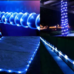SPARK WORLD Blue Rice Shape LED String Lights image 3
