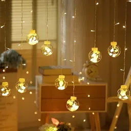 SPARK WORLD Yellow Ball-Shaped String Lights image 4