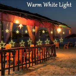 SPARK WORLD Yellow Star Shaped String Lights image 4