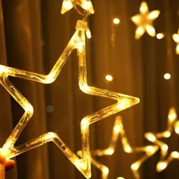 SPARK WORLD Yellow Star Shape String Lights image 2