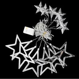 ENORMITY Yellow Star Shape String Lights image 3