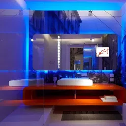 SPARK WORLD Blue Striped String Lights-5 m image 4