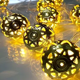ENORMITY  Yellow Ball Shaped  LED String Lights image 4