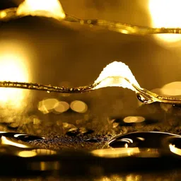 SPARK WORLD Yellow Teardrop-Shaped String Lights image 5
