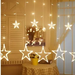 ENORMITY Yellow Star Shape String Lights image 4