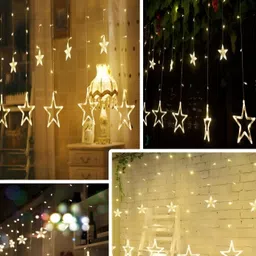 SPARK WORLD Gold Toned LED String Lights image 3