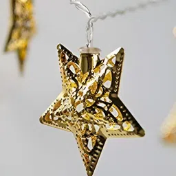 SPARK WORLD Yellow Star Shape String Lights image 4