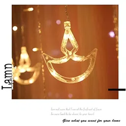 SPARK WORLD Yellow Rice Shaped Bulb String Lights image 4