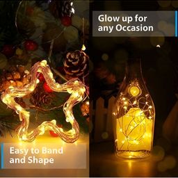 ENORMITY Yellow Tea Drop String Lights image 4