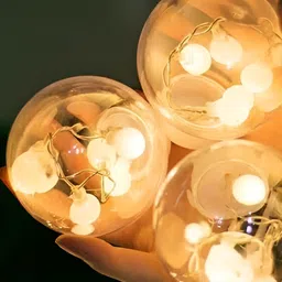 SPARK WORLD Yellow Ball Shape String Lights image 3
