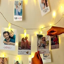 SPARK WORLD Yellow Photo Clip Shape String Lights image 3