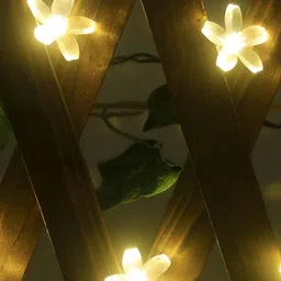 ENORMITY  Yellow Flower Shaped  LED String Lights image 5