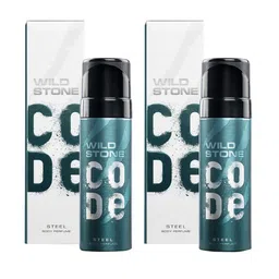 Wild stone Men Set of 2 Code Steel No Gas Body Perfume Deodorants - 150 ml Each-11