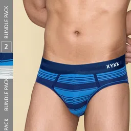 XYXX Men Pack of 2 Printed Anti Microbial Cotton Basic Briefs XYBRF2PCKN614-picture-46