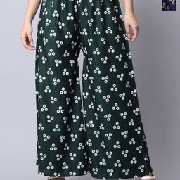 GRACIT Pack Of 2 Floral Printed Flared Palazzos-25