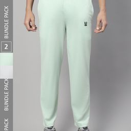 VIMAL JONNEY Men Pack Of 2 Skin friendly Cotton Sports Track Pants-image-80