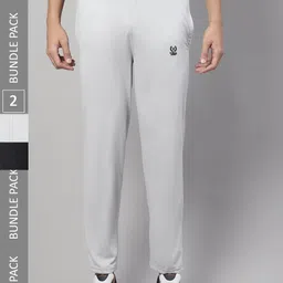 VIMAL JONNEY Men Pack Of 2 Skin friendly Cotton Sports Track Pants-image-35