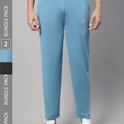 VIMAL JONNEY Men Pack Of 2 Cotton Track Pants-image-47