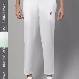 VIMAL JONNEY Men Pack Of 2 Cotton Track Pants-image-76