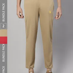VIMAL JONNEY Men Pack Of 2 Cotton Track Pants-image-69