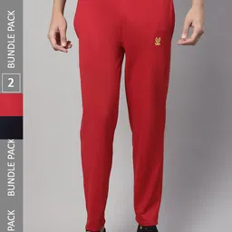 VIMAL JONNEY Men Pack Of 2 Cotton Track Pants-image-60