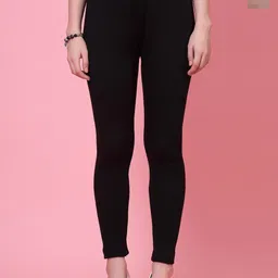 Clora Creation Pack Of 2 Woollen Ankle Length Leggings-image-31