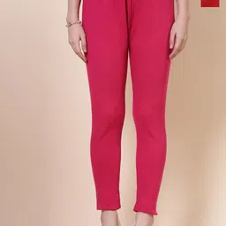 Clora Creation Pack Of 2 Woollen Ankle Length Leggings-image-22