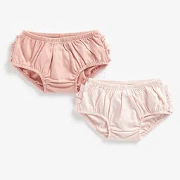 mothercare Girls Pack Of 2 Pure Cotton Basic Briefs-image-66