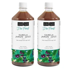 Kapiva Set Of 2 Karela Jamun Juice To Manage Blood Sugar Levels - 1L Each-36