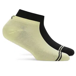 Puma Unisex Pack Of 2 Patterned Cotton Ankle Length Sneaker Socks-12