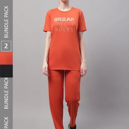 VIMAL JONNEY Pack Of 2 Printed Cotton Tracksuits-image-48