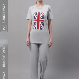 VIMAL JONNEY Pack Of 2 T-shirt & Trackpants Co-Ord Set-picture-28