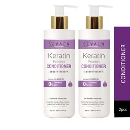 SEVAEN Set of 2 Smooth Therapy Keratin Protein Conditioners with Argan Oil - 250ml each-5