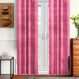 Aura 2 Pieces Velvet out Long Door Curtains-image-97