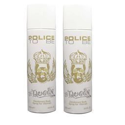 Police Women Set of 2 To Be The Queen Deodorant Body Spray - 200 ml Each-40