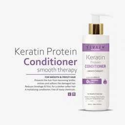 SEVAEN Set of 2 Smooth Therapy Keratin Protein Conditioners with Argan Oil - 250ml each image 3