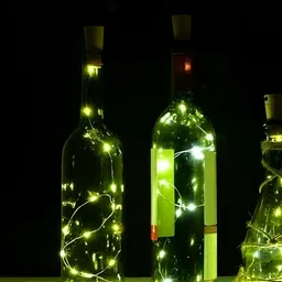 ENORMITY  Yellow & Brown Rice Shape String Lights image 3