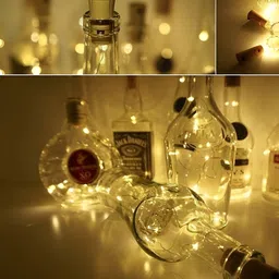 ENORMITY 2-Pcs Yellow & White Rice Shape Bulb String Lights image 3