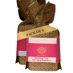 Pratha Set of 2 Anti-Aging Raspberry Cold Process Handmade Soap-17