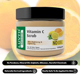 LUVYH Advanced Set of 2 Skin Brightening & Lightening Vitamin C Scrub 100 g each image 5