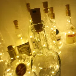 ENORMITY 2-Pcs Yellow & White Rice Shape Bulb String Lights image 4