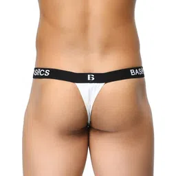 BASIICS by La Intimo Black & White Set of 2 Thongs BCSTH010B025 image 2