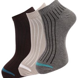 Dollar Socks Men Pack of 3 Assorted Ankle Length Socks-image-60