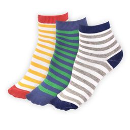 FOOTPRINTS Set Of 3 Striped Ankle Length Socks-image-59