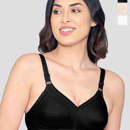 Kalyani Damini Pack Of 3 Full Coverage Non Padded Everyday Bra- All Day Comfort-picture-44