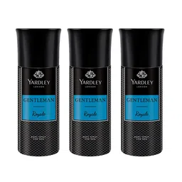 YARDLEY LONDON Men Set of 3 Gentleman Royale Body Sprays - 150 ml Each-10