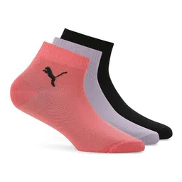 Puma Unisex Pack of 3 Cotton Ankle-Length Quarter Socks-picture-19