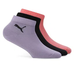 Puma Unisex Pack Of 3 Cotton Ankle-Length Socks-image-38