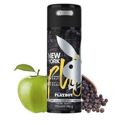 Playboy Men Set of 3 New York Deodorant Spray 150 ml each image 4